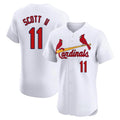 Davalo St. Louis Cardinals #11 Victor Scott II Player White Home Limited Elite Stitched Jerseys