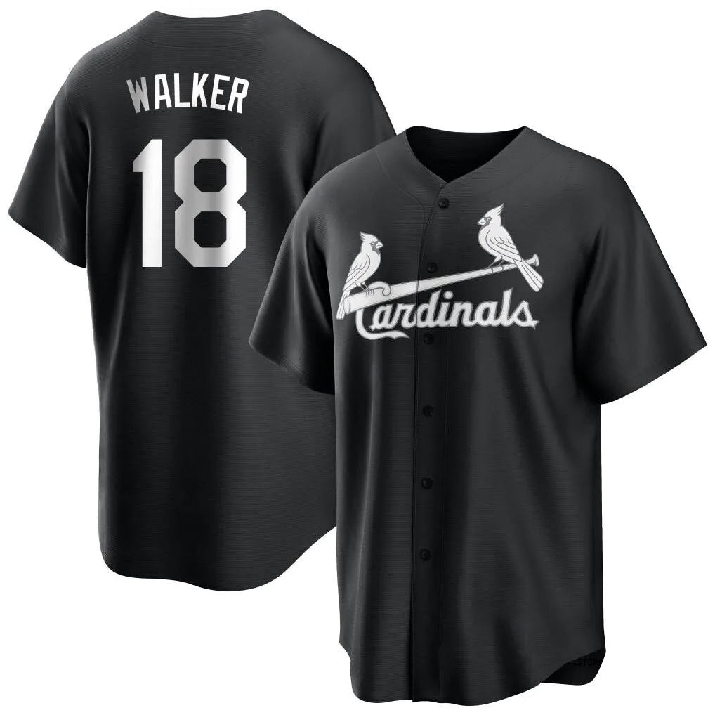 Davalo St. Louis Cardinals #18 Jordan Walker Player Black City Connect Home Limited Stitched Jerseys