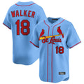 Davalo St. Louis Cardinals #18 Jordan Walker Player Light Blue Home Limited Stitched Jerseys