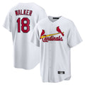 Davalo St. Louis Cardinals #18 Jordan Walker Player White Home Game Stitched Jerseys