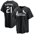 Davalo St. Louis Cardinals #21 Lars Nootbaar Player Black City Connect Home Limited Stitched Jerseys