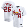 Davalo St. Louis Cardinals #26 JJ Wetherholt Player White Home Limited Stitched Jerseys