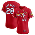 Davalo St. Louis Cardinals #28 Nolan Arenado Player Red City Connect Limited Elite Stitched Jerseys