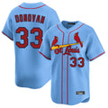 Davalo St. Louis Cardinals #33 Brendan Donovan Player Light Blue Home Limited Stitched Jerseys
