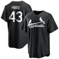 Davalo St. Louis Cardinals #43 Pedro Pages Player Black City Connect Home Limited Stitched Jerseys