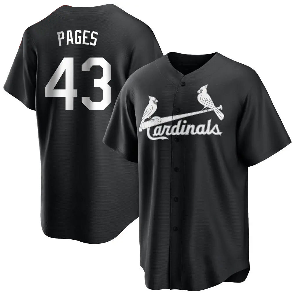 Davalo St. Louis Cardinals #43 Pedro Pages Player Black City Connect Home Limited Stitched Jerseys