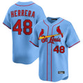 Davalo St. Louis Cardinals #48 Ivan Herrera Player Light Blue  Home Limited Stitched Jerseys