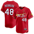 Davalo St. Louis Cardinals #48 Ivan Herrera Player Red City Connect Limited Stitched Jerseys