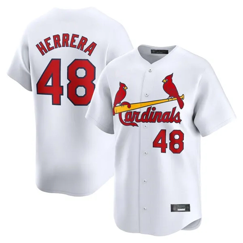 Davalo St. Louis Cardinals #48 Ivan Herrera Player White Home Limited Stitched Jerseys