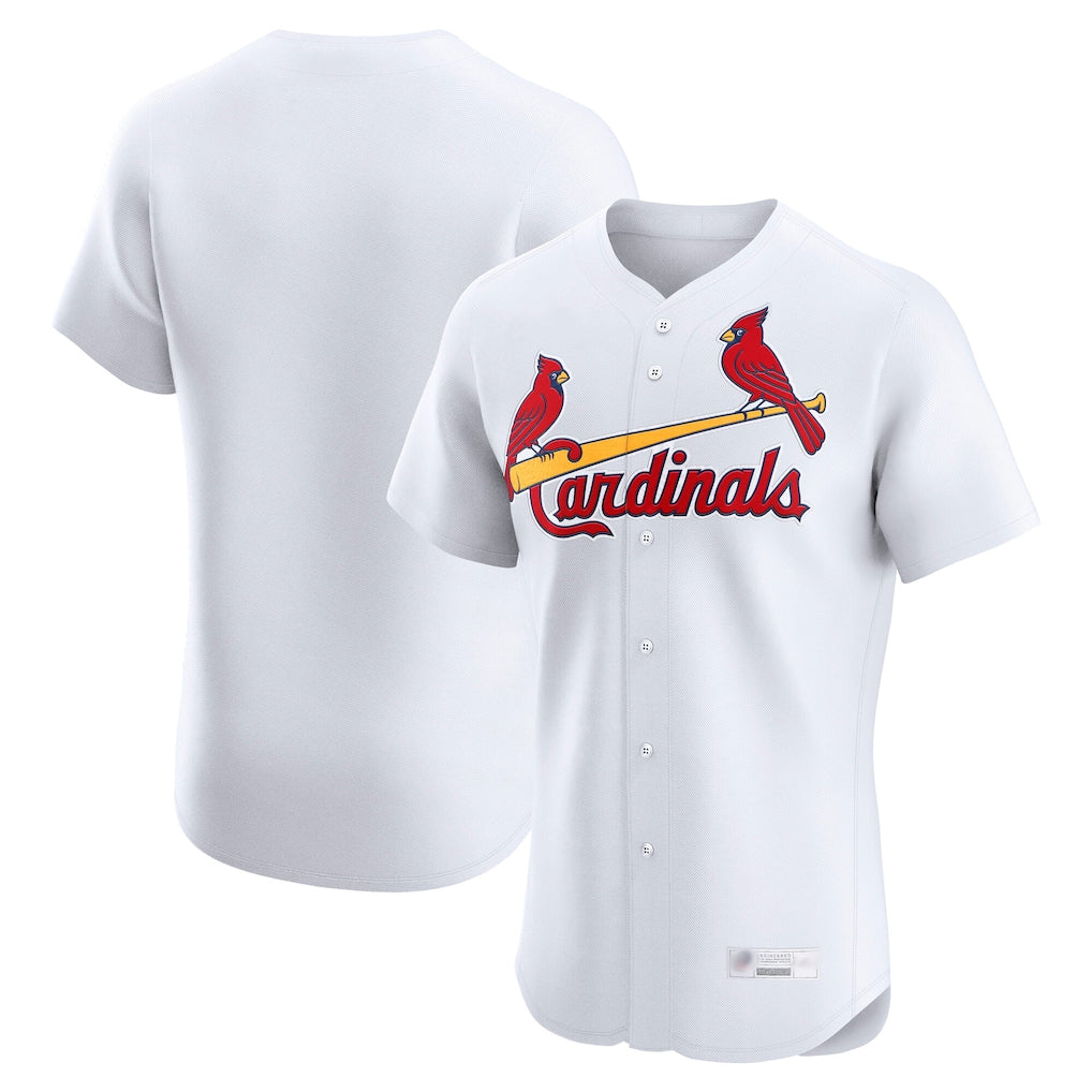 Davalo St. Louis Cardinals Blank Player White Home Limited Elite Stitched Jerseys