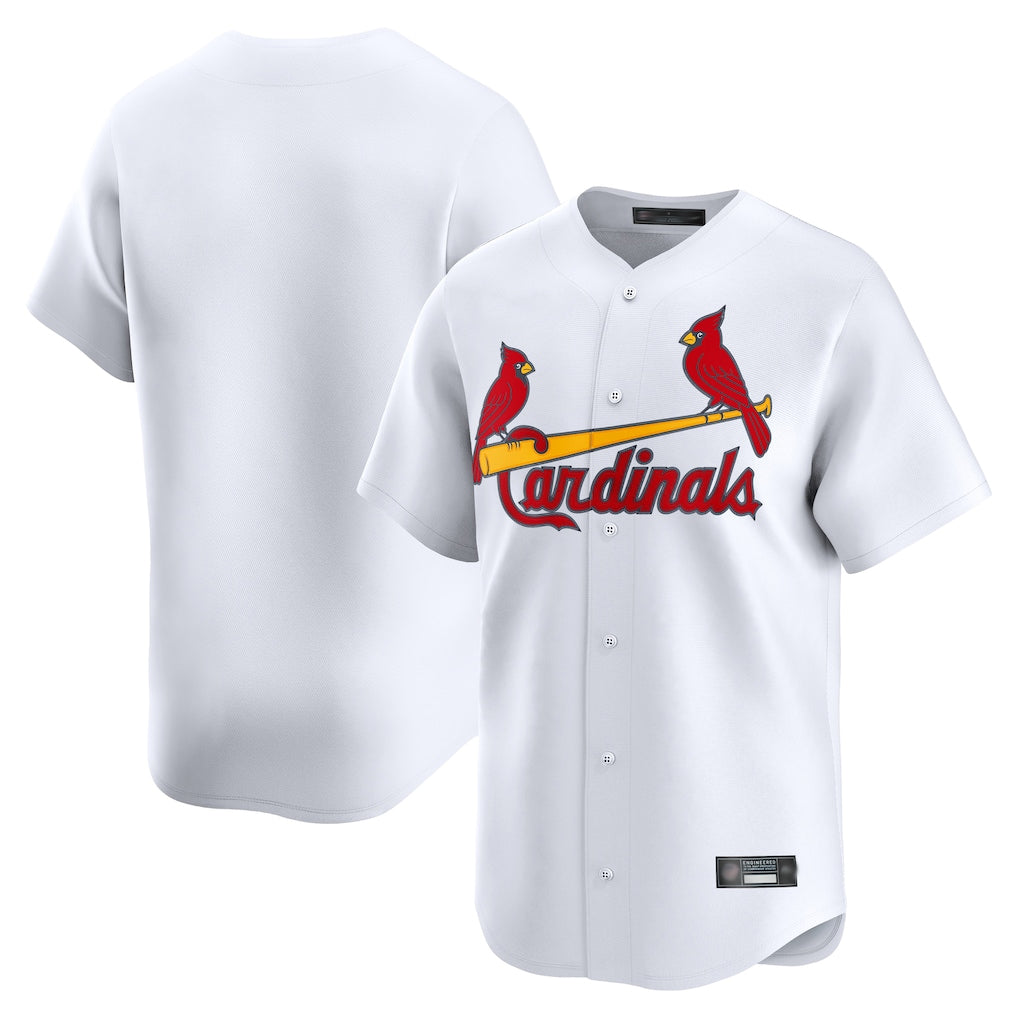 Davalo St. Louis Cardinals Blank Player White Home Limited Stitched Jerseys