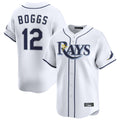 Davalo TB.Rays #12 Wade Boggs Player White Home Limited Stitched Jerseys