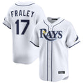 Davalo TB.Rays #17 Jake Fraley Player White Home Limited Stitched Jerseys
