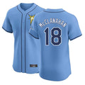 Davalo TB.Rays #18 Shane McClanahan Player Light Blue Home Limited Stitched Jerseys
