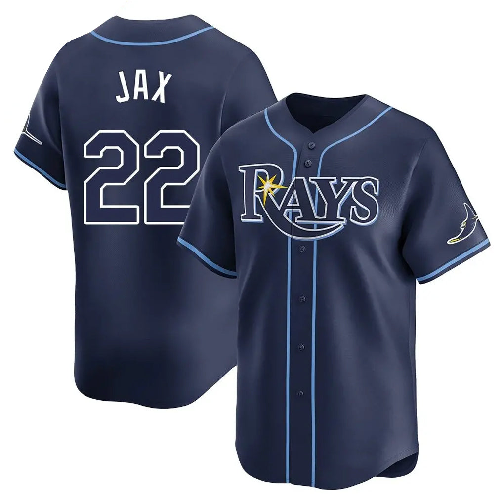 Davalo TB.Rays #22 Griffin Jax Player Navy Home Limited Stitched Jerseys
