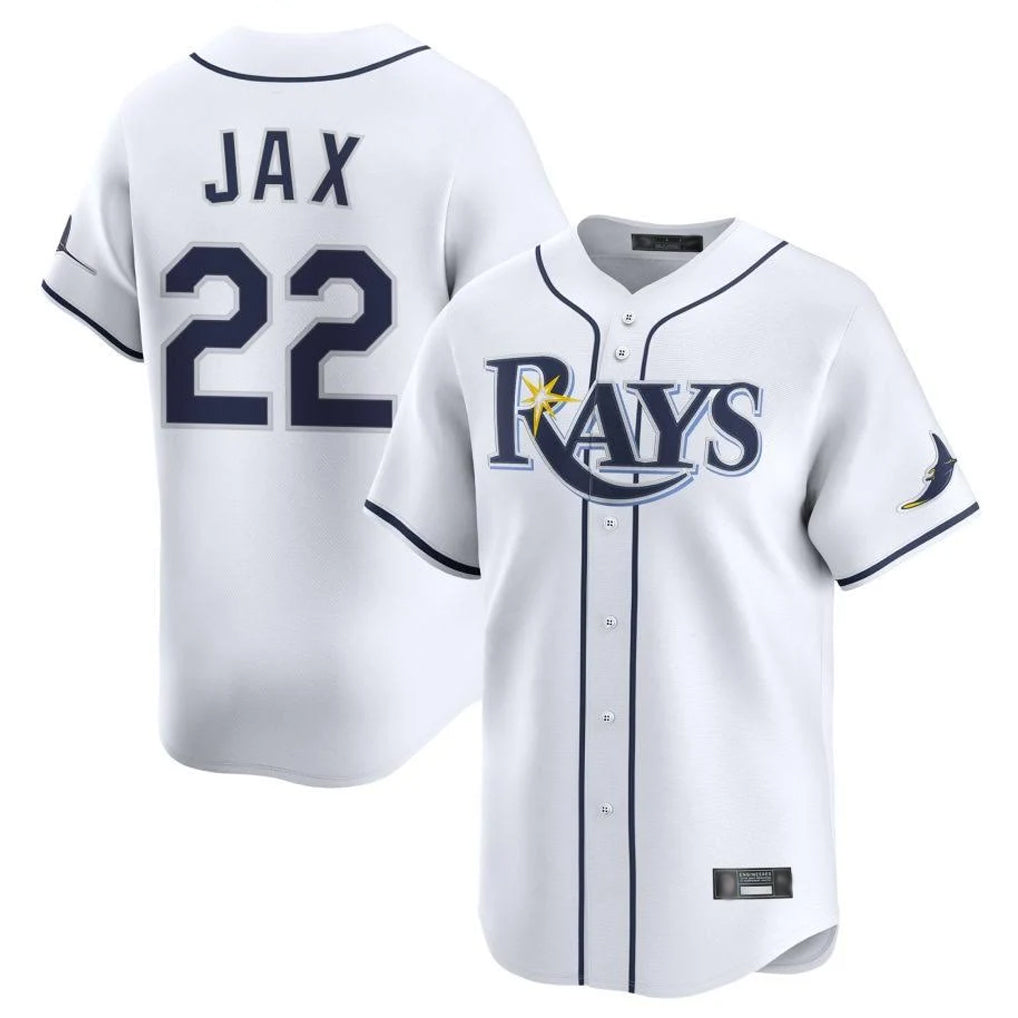 Davalo TB.Rays #22 Griffin Jax Player White Home Limited Stitched Jerseys