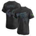 Davalo TB.Rays #44 Ryan Pepiot Player Black City Connect Home Limited Elite Stitched Jerseys