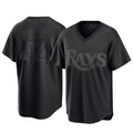 Davalo TB.Rays #44 Ryan Pepiot Player Black Home Game Stitched Jerseys