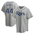 Davalo TB.Rays #44 Ryan Pepiot Player Gray Home Game Stitched Jerseys