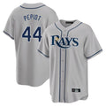 Davalo TB.Rays #44 Ryan Pepiot Player Gray Home Limited Stitched Jerseys