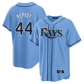 Davalo TB.Rays #44 Ryan Pepiot Player Light Blue Home Limited Stitched Jerseys