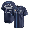 Davalo TB.Rays #57 Drew Rasmussen Player Navy Home Limited Stitched Jerseys