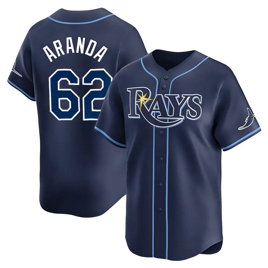Davalo TB.Rays #62 Jonathan Aranda Player Navy Home Limited Stitched Jerseys