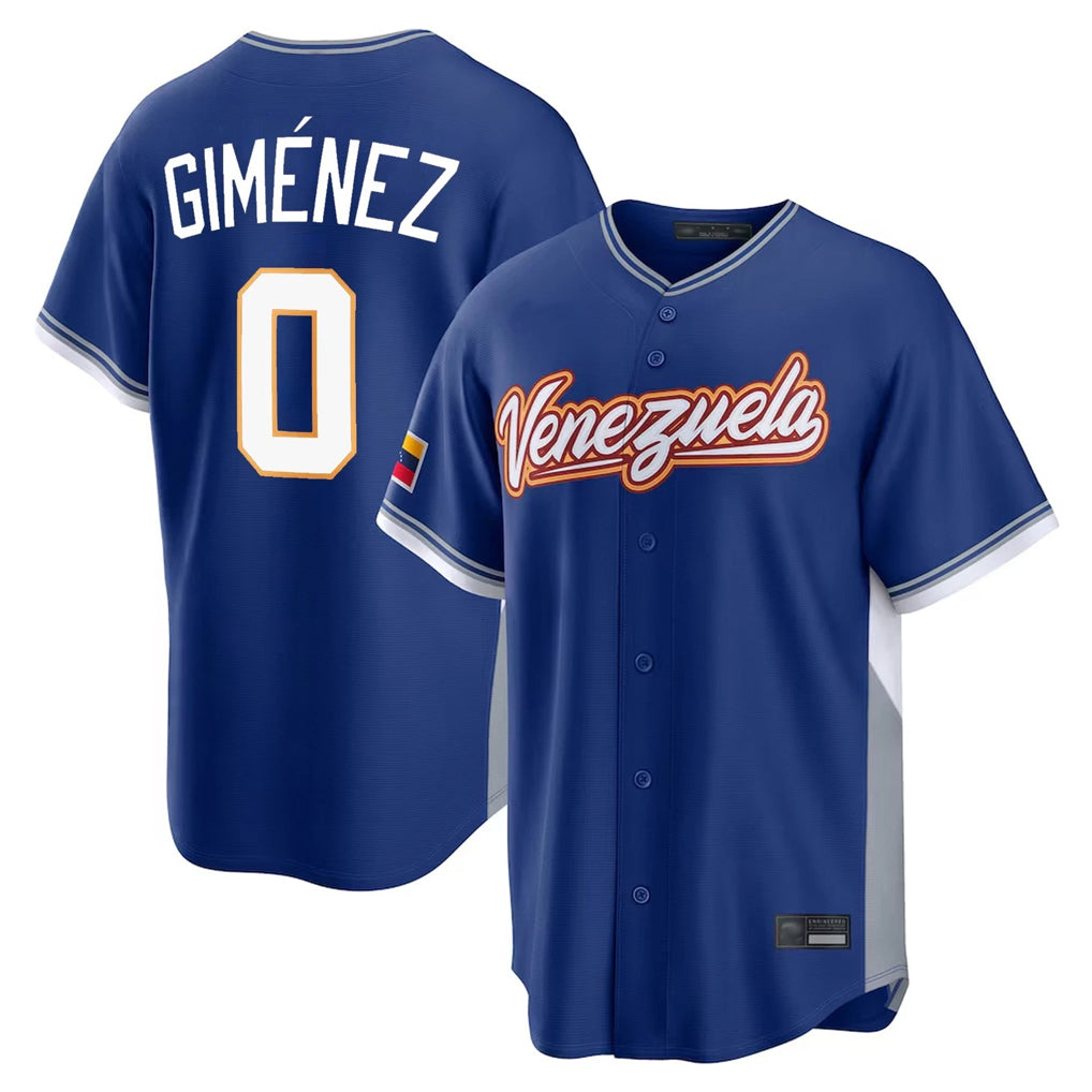 Davalo T.Blue Jays #0 Andres Gimenez Player Royal 2026 World Series Classic Limited Stitched Jerseys