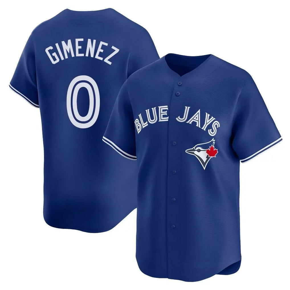 Davalo T.Blue Jays #0 Andres Gimenez Player Royal Home Game Stitched Jerseys