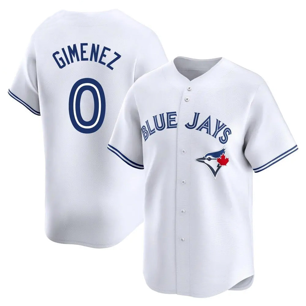 Davalo T.Blue Jays #0 Andres Gimenez Player White Home Limited Stitched Jerseys