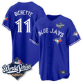 Davalo T.Blue Jays #11 Bo Bichette Player Blue 2025 World Series Rush Limited Stitched Jerseys