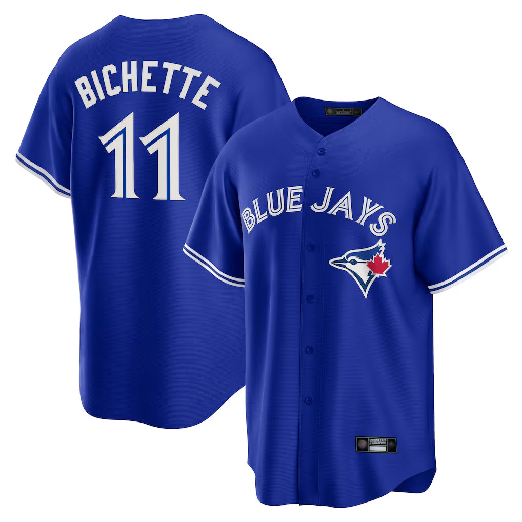 Davalo T.Blue Jays #11 Bo Bichette Player Blue Rush Limited Stitched Jerseys