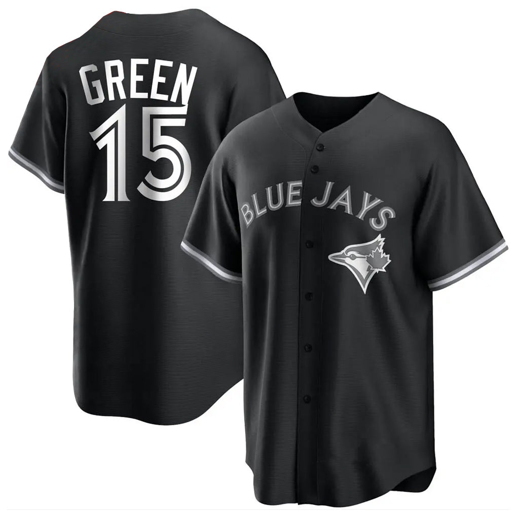 Davalo T.Blue Jays #15 Chad Green Player Black City Connect Limited Stitched Jerseys