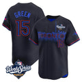 Davalo T.Blue Jays #15 Chad Green Player Black&Blue 2025 World Series City Connect Stitched Jerseys