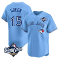 Davalo T.Blue Jays #15 Chad Green Player Blue 2025 World Series Game Stitched Jerseys