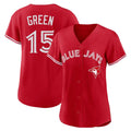 Davalo T.Blue Jays #15 Chad Green Player Red Home Limited Stitched Jerseys