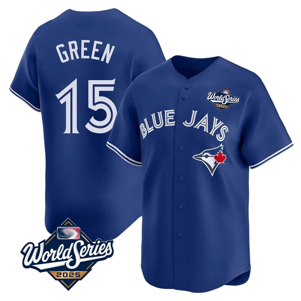 Davalo T.Blue Jays #15 Chad Green Player Royal 2025 World Series Limited Stitched Jerseys