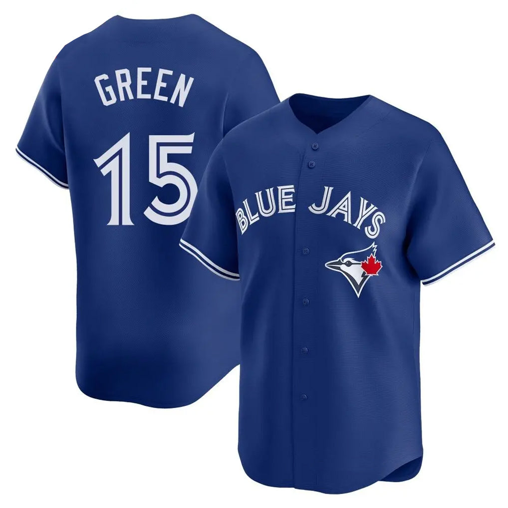 Davalo T.Blue Jays #15 Chad Green Player Royal Home Limited Stitched Jerseys