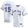 Davalo T.Blue Jays #15 Chad Green Player White Home Limited Stitched Jerseys