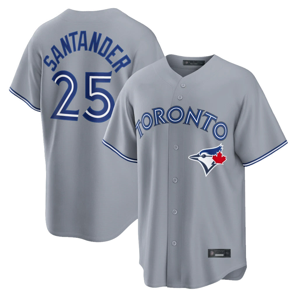 Davalo T.Blue Jays #25 Anthony Santander Player Gray Home Limited Stitched Jerseys