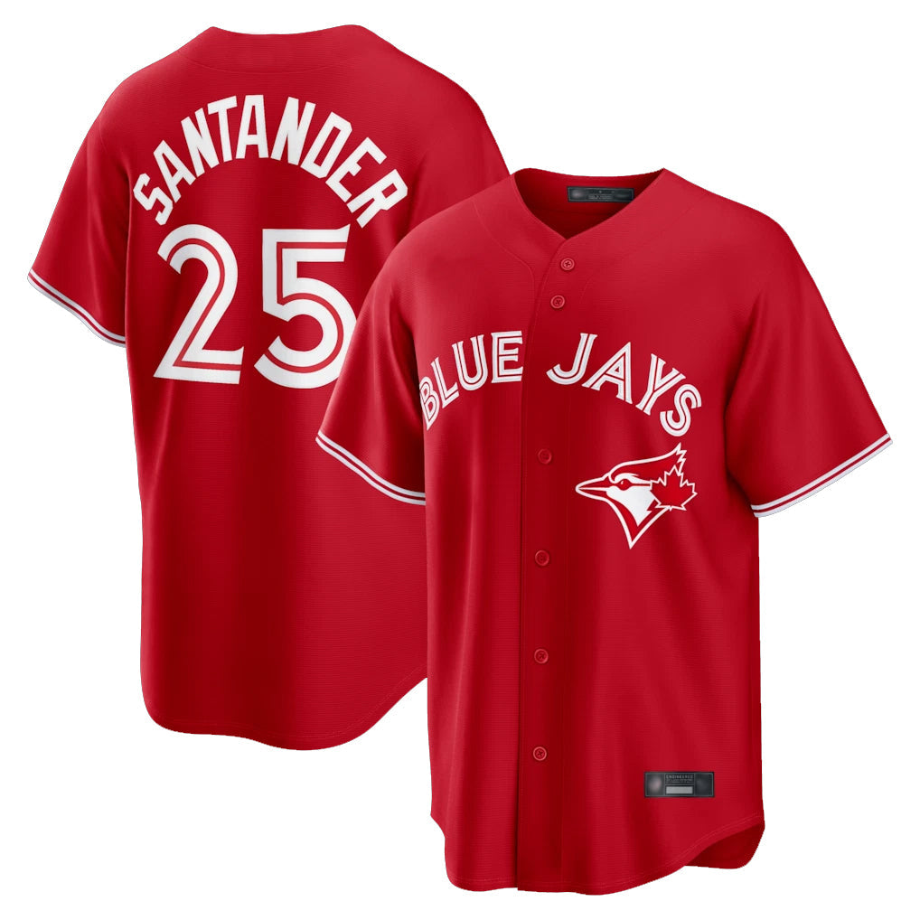 Davalo T.Blue Jays #25 Anthony Santander Player Red Home Limited Stitched Jerseys