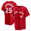 Davalo T.Blue Jays #25 Anthony Santander Player Red Home Limited Stitched Jerseys