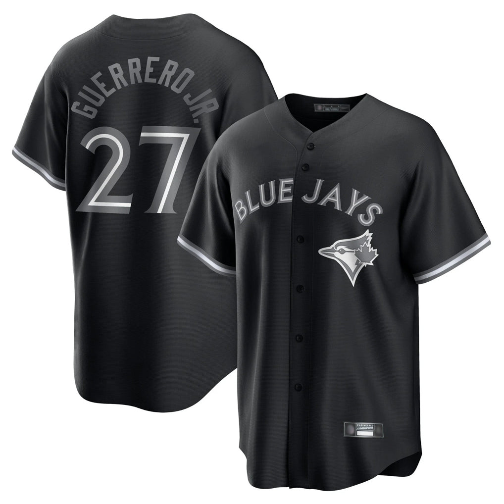 Davalo T.Blue Jays #27 Vladimir Guerrero Jr Player Black City Connect Limited Stitched Jerseys