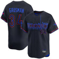 Davalo T.Blue Jays #34 Kevin Gausman Player Black City Connect Stitched Jerseys