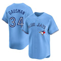 Davalo T.Blue Jays #34 Kevin Gausman Player Blue Home Limited Stitched Jerseys