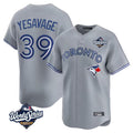 Davalo T.Blue Jays #39 Trey Yesavage Player Gray 2025 American League Limited All Stitched Jerseys