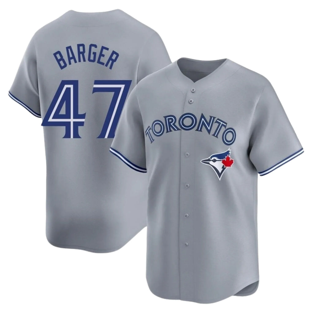 Davalo T.Blue Jays #47 Addison Barger Player Gray Replica Stitched Jerseys