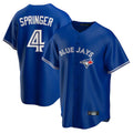 Davalo T.Blue Jays #4 George Springer Player Royal Game Stitched Jerseys
