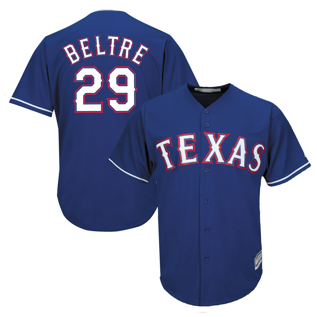 Davalo T.Rangers #29 Adrian Beltre Player Royal Majestic Alternate Cool Stitched Jerseys