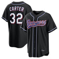 Davalo T.Rangers #32 Evan Carter Player Black 2026 Out Fashion Replica Stitched Jerseys
